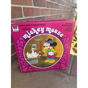 Vtg Whitman DISNEY Mickey Mouse Jigsaw Puzzle Complete